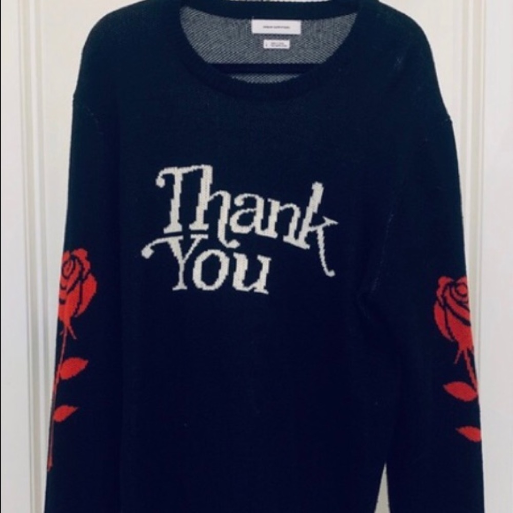 Urban Outfitters Thank You sweater (NWOT)